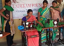Sewing Machines bought to teach Tailoring