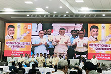 Official release of book on Smart Village partners by CM of Andra Pradesh